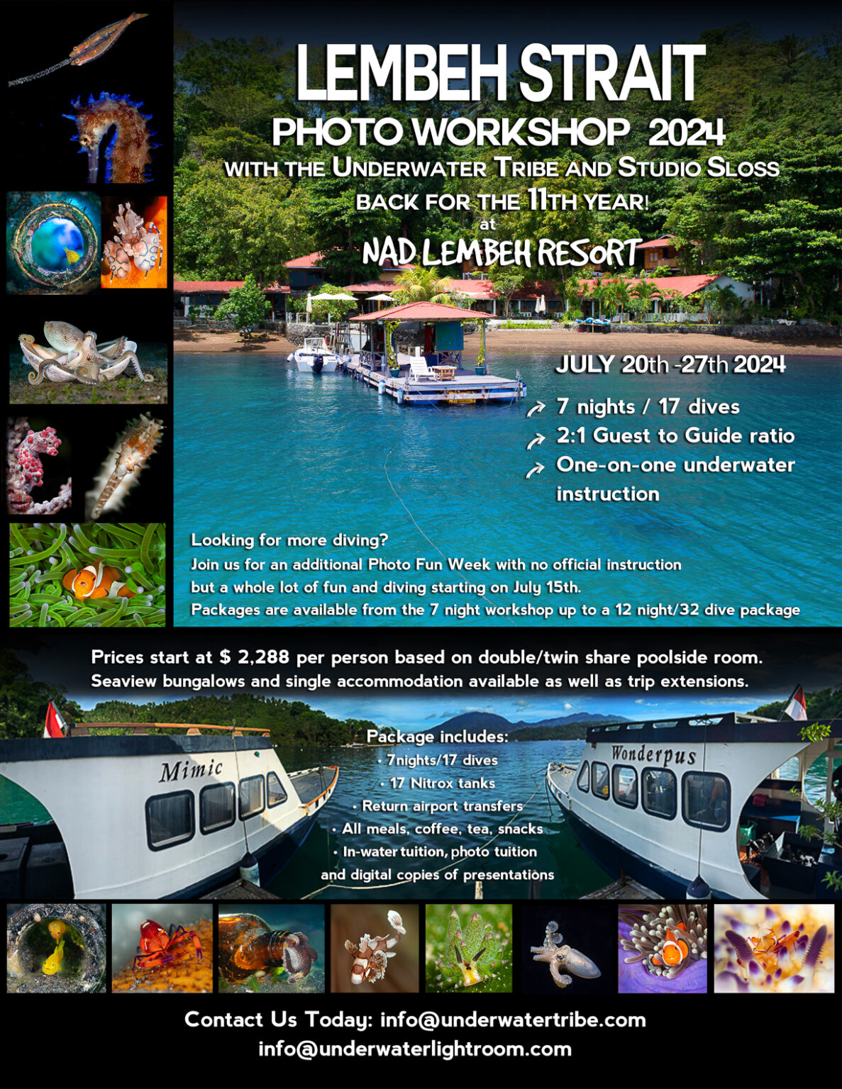2024 Underwater Photo Workshop